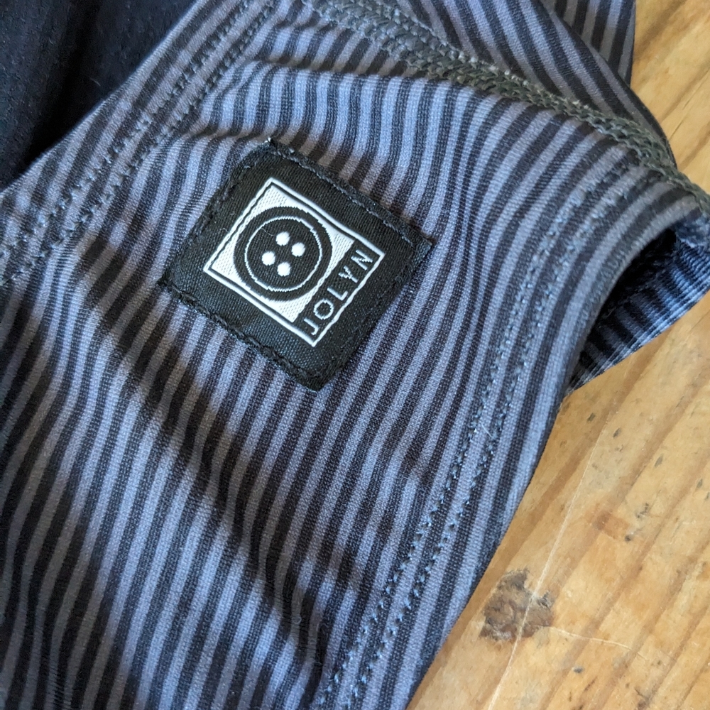 Jolyn Scotty 2 Size 26 - Black and Grey Pinstripe